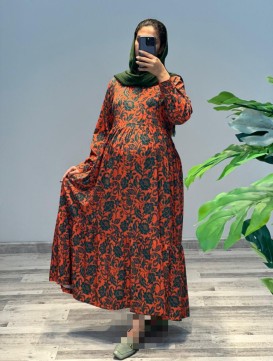 پیراهن مزونی طرحدار بوگاتی(کد 631)