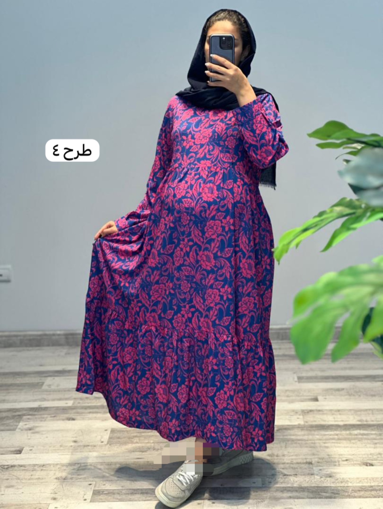 پیراهن-مزونی-طرحدار-بوگاتی(کد-631)